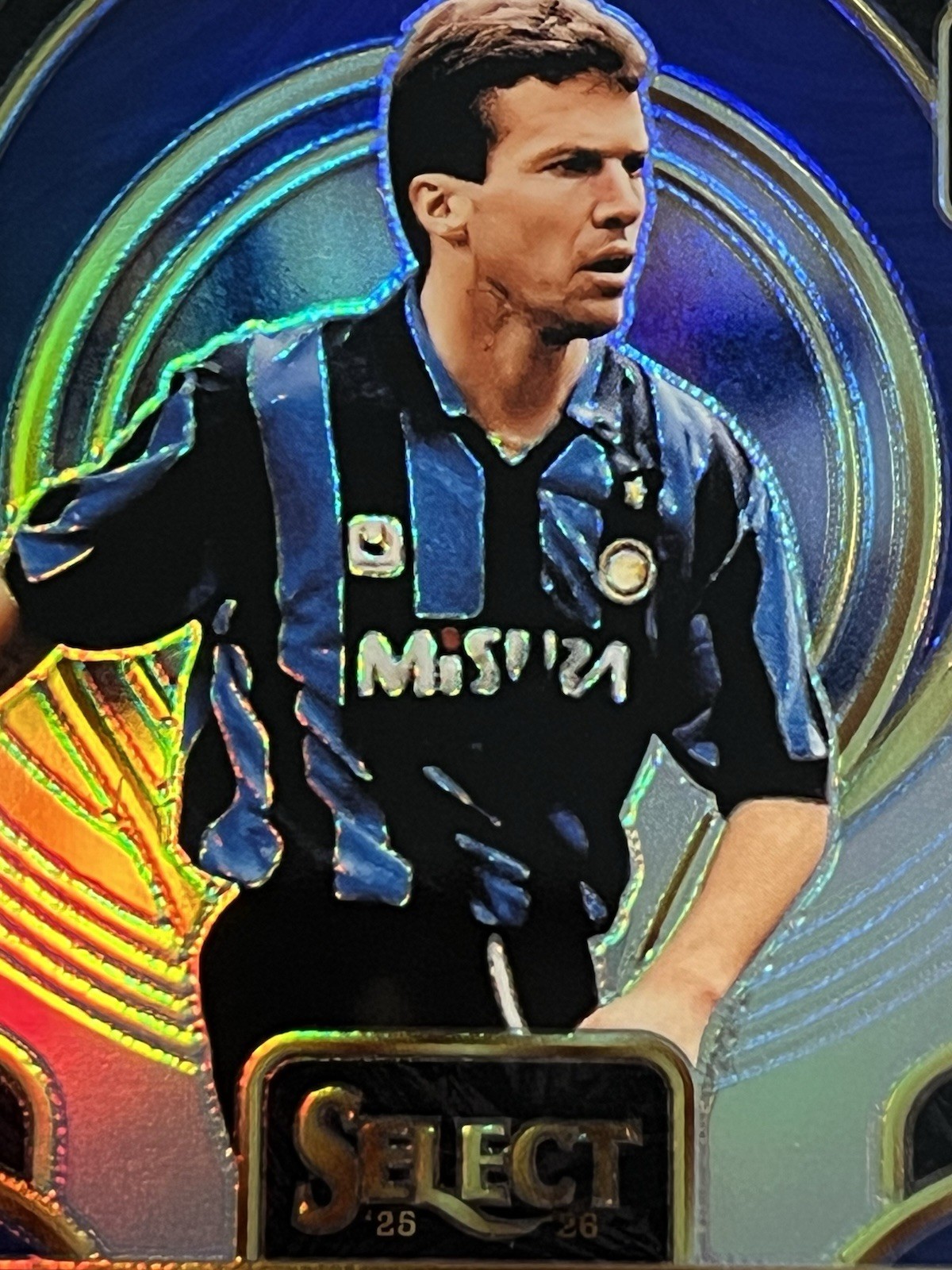 2025-26 Panini Select Serie A - Lothar Matthäus PRIZM AUTO Inter Milan Autograph view 3