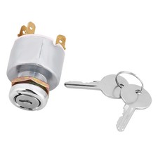 Universal 12V Ignition Switch Barrel Kit W/2 Key For Car Motorcycle Boat Tractor