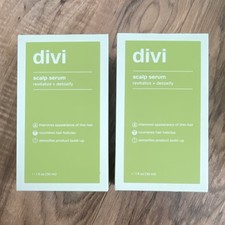 Divi Scalp Serum Revitalize Detoxify Vegan 1 fl oz Caffeine Tea Tree Oil
