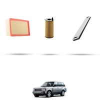 Hoffcar Set Service 3 Filter Und 10L ÖL FüR Land Rover III (L322) 3.6 D