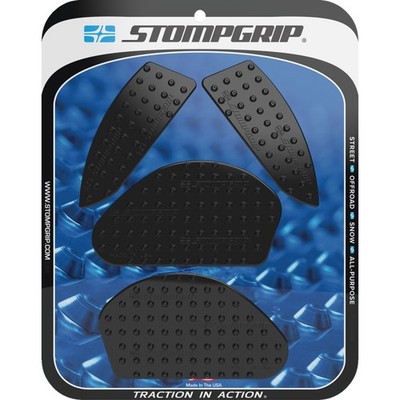 Stompgrip 55-10-0205B Volcano Profile Traction Tank Grip - Street - Black