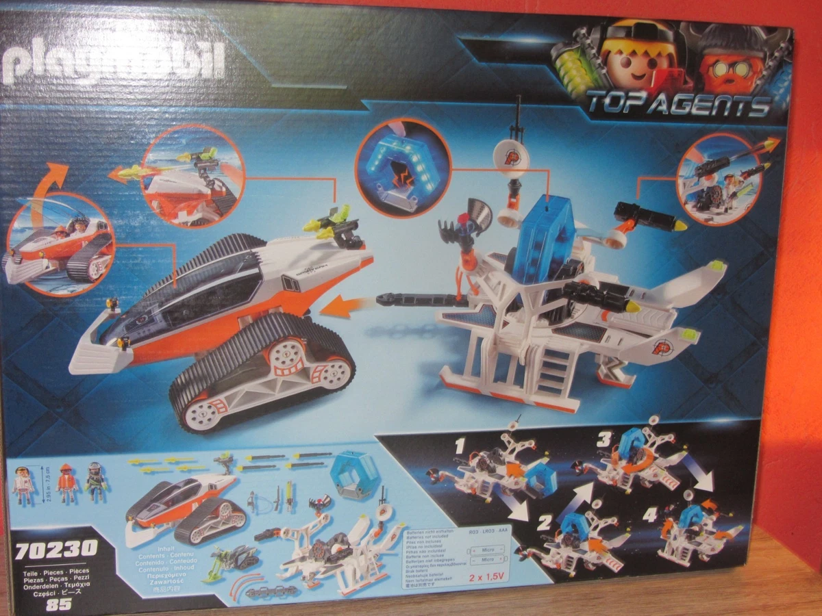 Playmobil 70230 Top Agents Spy Team Kommandoschlitten Arktis Abenteuer Eisportal