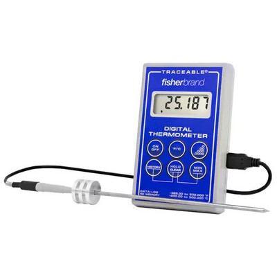 Fisherbrand Traceable 15-081-102 Digital Thermometer -200 Deg C to 500 Deg C