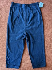 NWT Comme Des Gar ons Cotton Dress Pants-Navy-Sz. L
