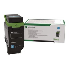 Lexmark 75M10C0 Cyan Toner Cartridge 2K Yield Return Program Genuine New