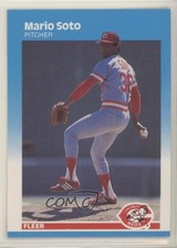 1987 Fleer Factory Set Glossy Mario Soto #214 0a8v