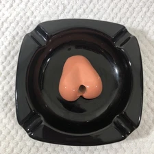Seymore Butts Asstray CIGARETTE HOLDER Naughty Novelty Black Ashtray Vintage