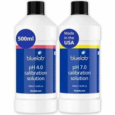 pH Calibration Solution Kit: 500ml pH 4.0  500ml pH 7.0 Liquid