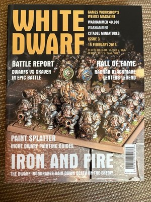 White Dwarf Magazine Issue 3 February 15 2014 Games Workshop Warhammer 40K