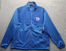 NFL New York Giants Dunbrooke Jacket Football Mens L Blue Full-Zip Sportswear