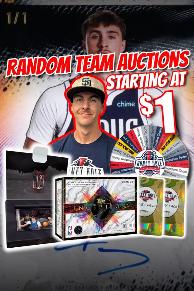 BASKETBALL BREAKS, Inception, Signature Class & Honey Packs Starting at $1