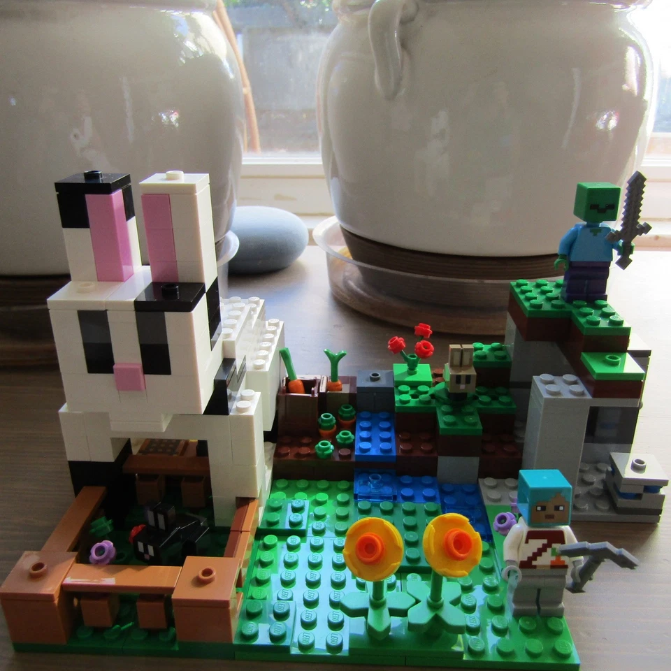 LEGO Minecraft: The Rabbit Ranch (21181) Retired *Pre-Owned* - Image 3 of 4