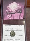 Celtic Gaul 1st Cent Bc. Un-researched. Nice Emerald Patina 15mm C217