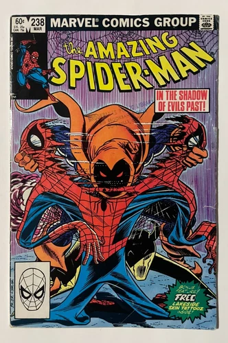 Amazing Spider-Man #238 Marvel 1983 with Tattooz VG+/FN- Mid Grade