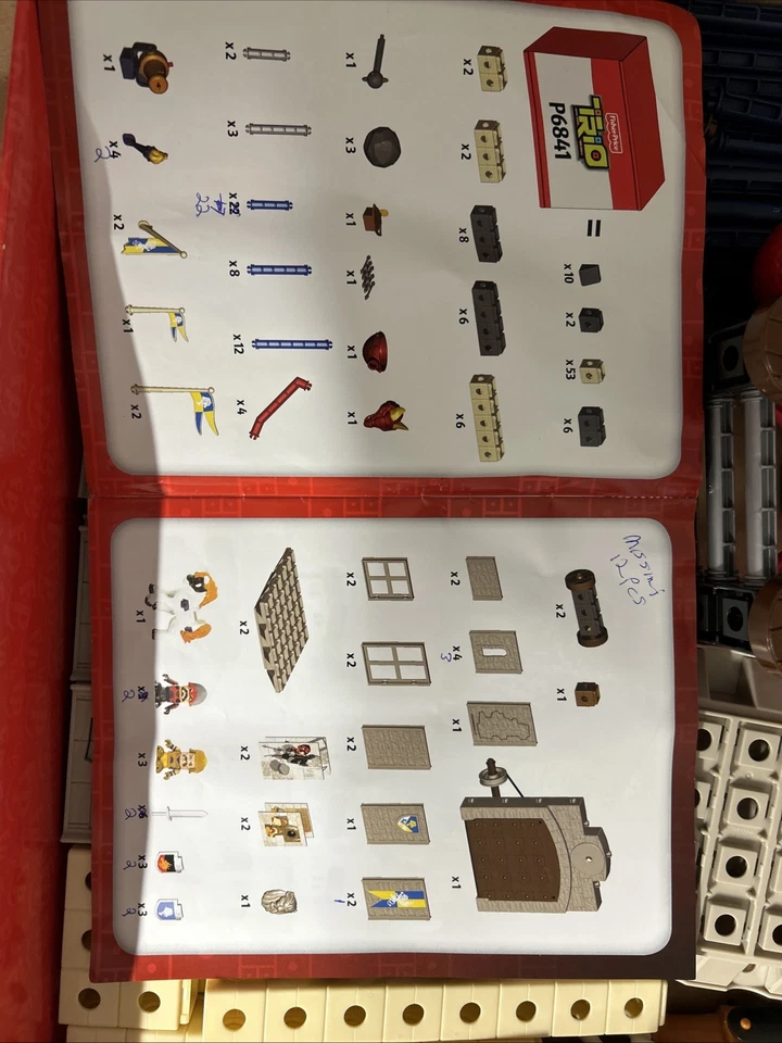 Kings Castle Fisher Price 三件套已发明,碎片缺失见图片! — 第 4/4 张图片