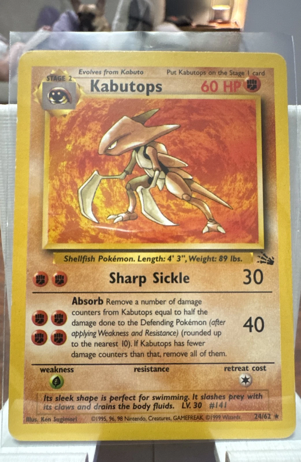 Kabutops 24/62 Fossil Regular