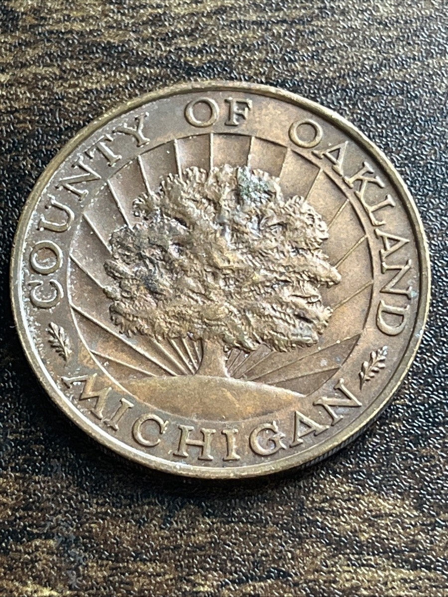 1820-1970 Oakland County Michigan Sesquicentennial Medal Token