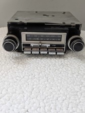 Vtg Gm Delco Am Fm Stereo Pushbutton Radio 16001650 1970s Original Knobs Tested