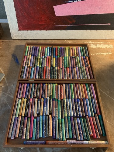 Lot of 175 Oil Pastels - Mixed Batch - Sennelier, Mungyo Gallery, Meeden, Artelo