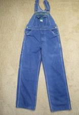 Liberty Overalls Mens 32x30 Blue Denim Bib Workwear Carpenter Utility Farmer