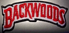 BACKWOODS Embroidered Iron/Sew On Patch 4"X 1.5" SHIPPED FROM USA
