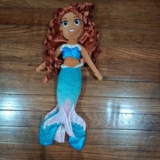 Disney Parks Little Mermaid 2023 Live Action Movie Ariel Plush Doll 18" NEW