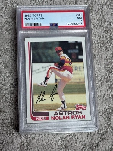 PSA 7 BASEBALL CARD 1982 TOPPS NOLAN RYAN HOUSTON ASTROS HOF