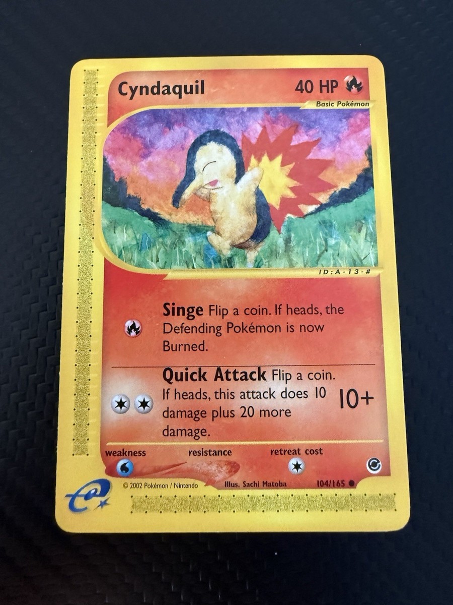 Cyndaquil 英語版 104/165 Pokémon Cyndaquil Expedition Base Set 104/165 Common Regular 40 HP