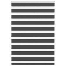 Zebrarollo Stoff Breite Polyester Verdunkelungsrollo Tür Fenster Duo Rollo #2