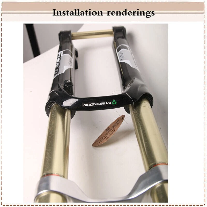 Downhill 26/27.5/29" MTB Bike Suspension Fork 110*20mm Thru Axle Lockout Disc US - Image 4 of 4