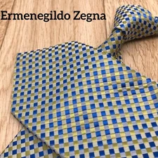 Ermenegildo Zegna Extreme  Tie Multi-Check Silk Popular brands, popular designs,
