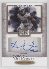 2021 Sage Premier Draft Auto Gold 64/100 Kobe Jones #A121 Auto fm0