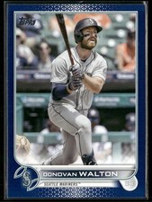 2022 Topps Update #US242 Donovan Walton Royal Blue