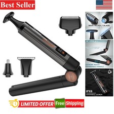 Electric Back Shaver  Body Grooming Kit - Cordless, Skin-Friendly  Easy to Use