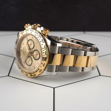 Rolex 40mm Daytona Steel 18K Yellow Gold Gold Dial Men's Watch 126503 3