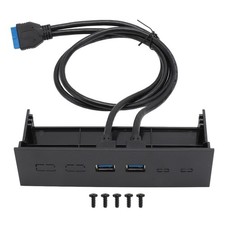 5.25 Inch Front Panel USB Hub Dual Port 5Gbps USB3.0 Optical Drive Front3282