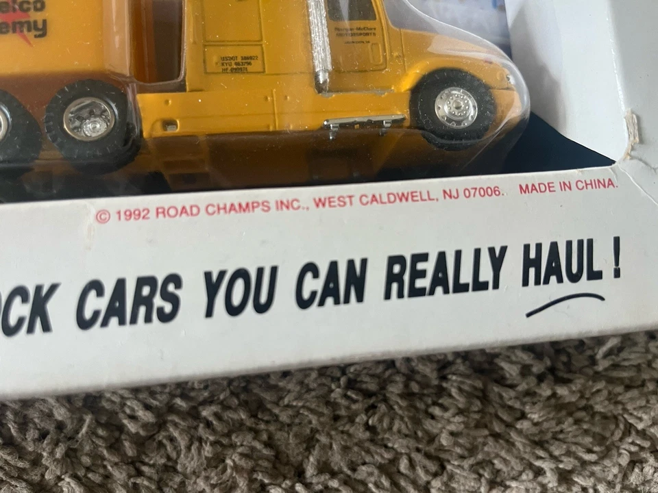 Road Champs Ernie Irvan #4 NASCAR 1992 3 piezas Kodak Transporter conjunto coches de stock Foto 2 de 4