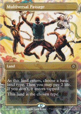 MTG: Marvel's Spider-Man: Borderless Multiversal Passage: LP Condition