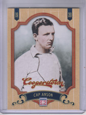 2012 Panini Cooperstown #163 Cap Anson SP - BB