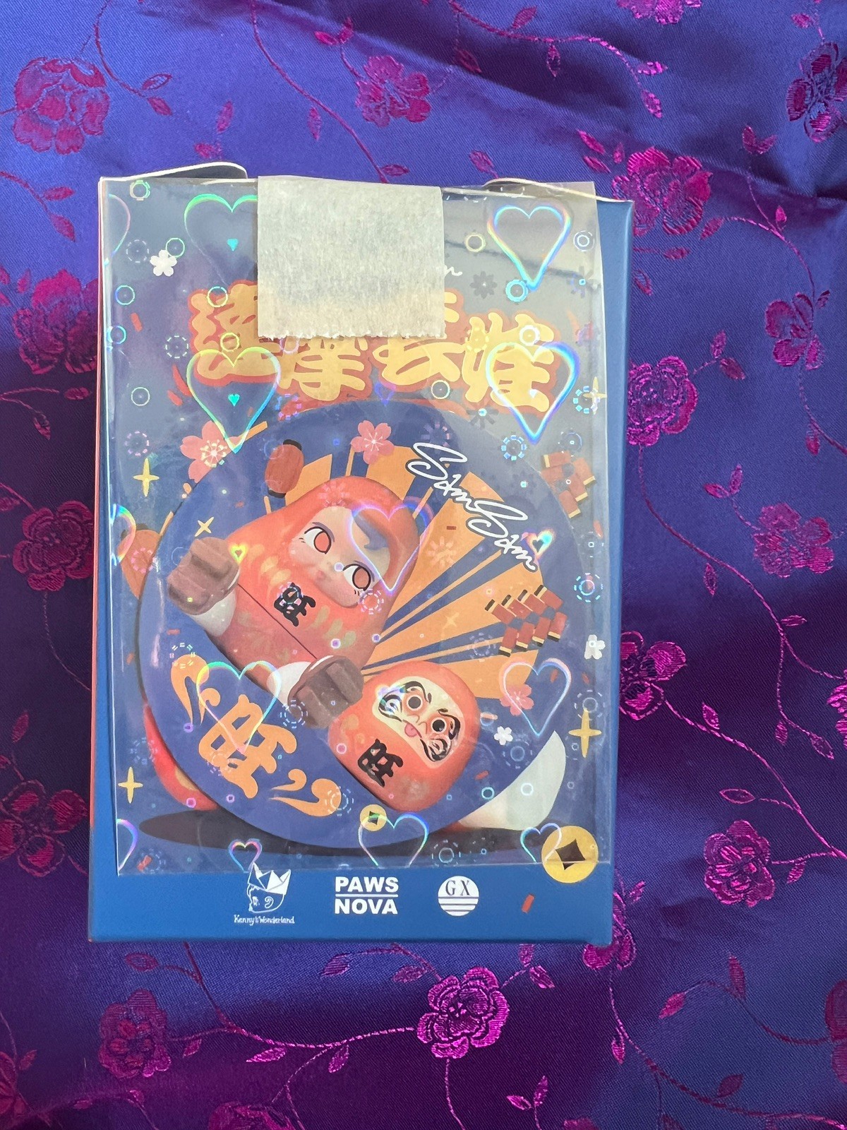 JAPONÉS DARUMA NARANJA COLOR SAM SAM caja ciega AUTÉNTICO Nuevo