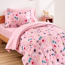 Kids Twin Bedding Comforter Set - Super Cute  Soft Kids Bedding 5 Pieces Set...