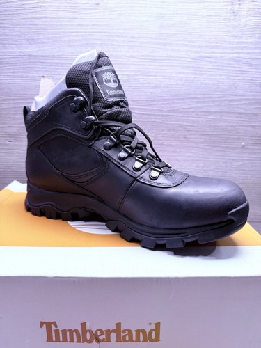 Men's Timberland Mt Maddsen Waterproof Hiking Boot Black 2731R Men’s 9 W/L - Picture 1 of 9