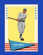 1961 Fleer Set-Break # 86 Zack Wheat EX-EXMINT *GMCARDS*