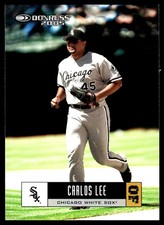 Carlos Lee 2005 Donruss #143 White Sox MLB READ FREE SHIPPING AutographDen