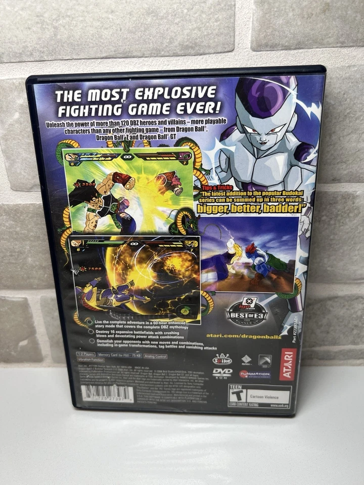 Dragon Ball Z Budokai Tenkaichi 2 - PlayStation 2, PS2 Tested Complete CIB - Image 3 of 4