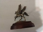 UOGC-Taiwan Small Unicorn Pewter Figurine W/Wooden Base VINTAGE  — photo 4