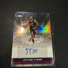 Jaylon Tyson 2025-26 Topps Chrome Refractor AUTO #TAU-JT Cavs