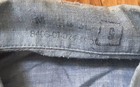 Vintage US Navy USN Chambray Stenciled Long Sleeve Distressed Military Shirt — photo 4