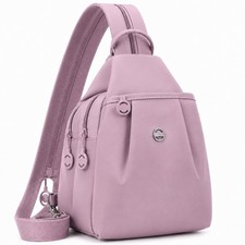 Sling Backpack for Women, Water-Resistant Crossbody Chest Bag for Travel, Wor...