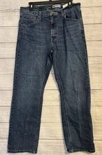Wrangler Men’s Bootcut Jeans 34x30 Relaxed Fit Vintage Style Fall Denim